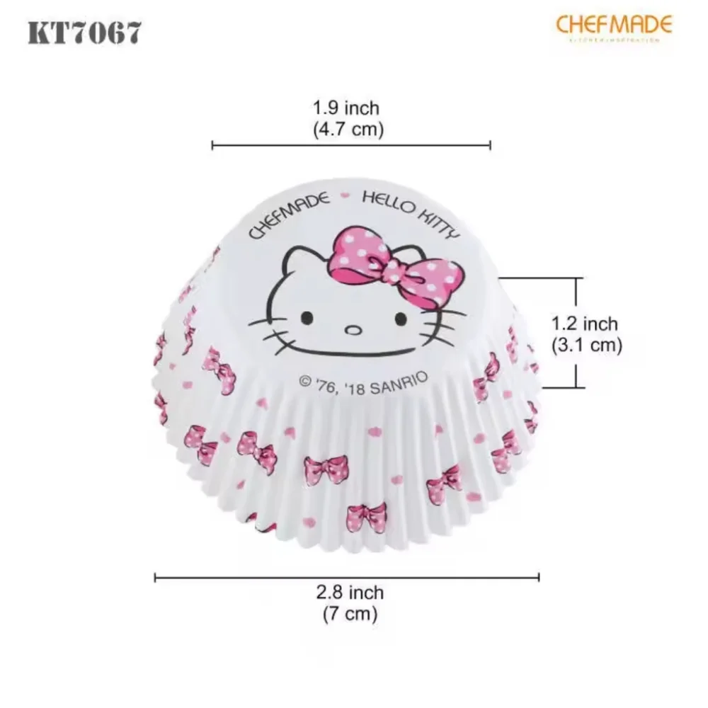 Hello Kitty Officially Licensed Cupcake Liners & Silicone Baking Pan Set
